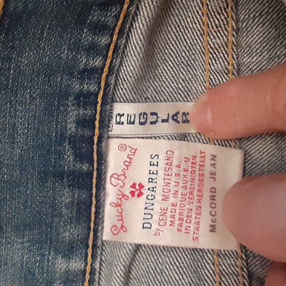Lucky Brand Dungarees McCord Jean size 30 x 30 Made in USA. Light Blue. - Picture 3 of 6